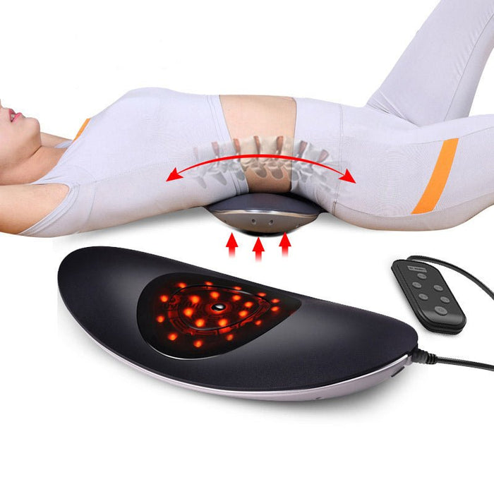 Lumbar Traction Device - Electric Portable Lower Back Pain Massage ...