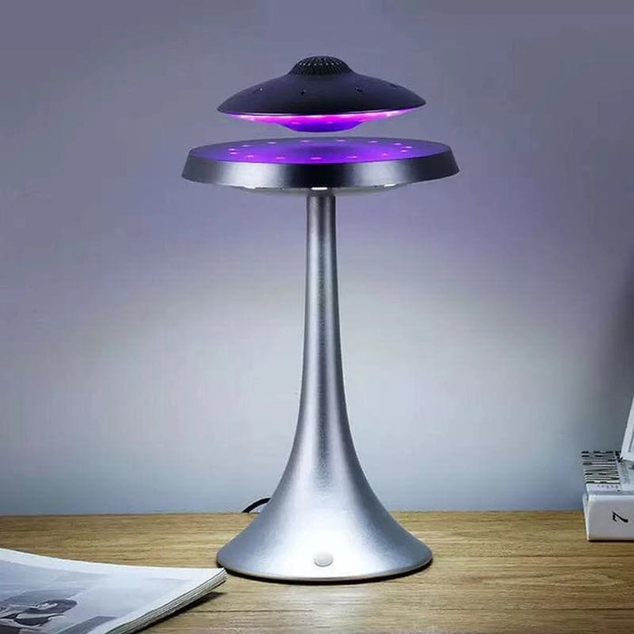 Magnetic Levitation UFO Light - Magnetic LED Lighting Bluetooth's Stereo Charging Floating Levitating Lamp - Gear Elevation