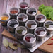 Magnetic Spice Rack Set - 12 Pieces Magnetic Spice Tins with Labeling Stickers - Gear Elevation