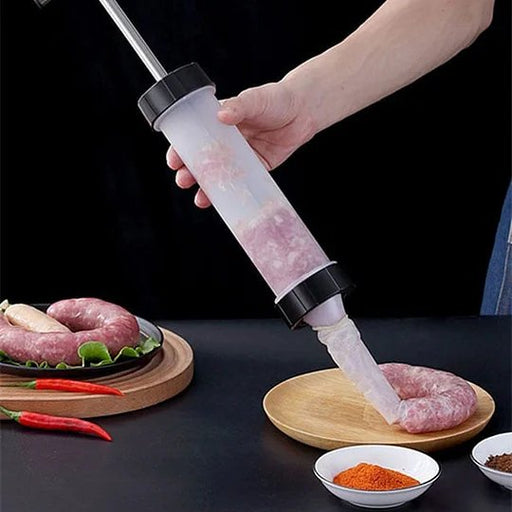 Manual Sausage Machine - Food Grade Kitchen Sausage Stuffer Tool for Household Use - Gear Elevation