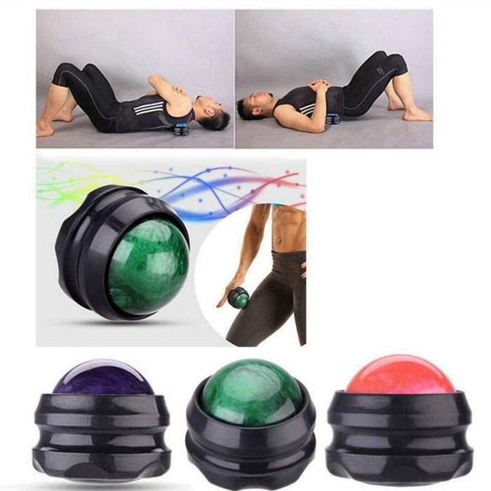 Massage Roller Ball - Massager and Therapy Tool for Sore Muscles, Shoulders, Arms, Neck, Back, Feet, Body, Deep Tissue, Stiffness, Joint Pain, Stress Relief - Gear Elevation