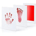 Mess-Free Baby Imprint Kit - Safe Non-toxic Baby Footprints Handprint Makers No Touch Skin Inkless Ink Pads - Gear Elevation