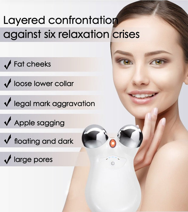 Microcurrent Face Lift Device - Massager Skin Tightening, Facial Wrinkle Remover & Toning - Gear Elevation