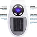 Mini Portable Electric Heater - Programmable & Adjustable Thermostat for Bedroom, Home Office, Personal Use - Gear Elevation