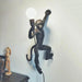 Monkey Resin 1-Light Wall Sconce Lamp for Living Room, Children/Kid's Bedroom, Club Decoration - Gear Elevation