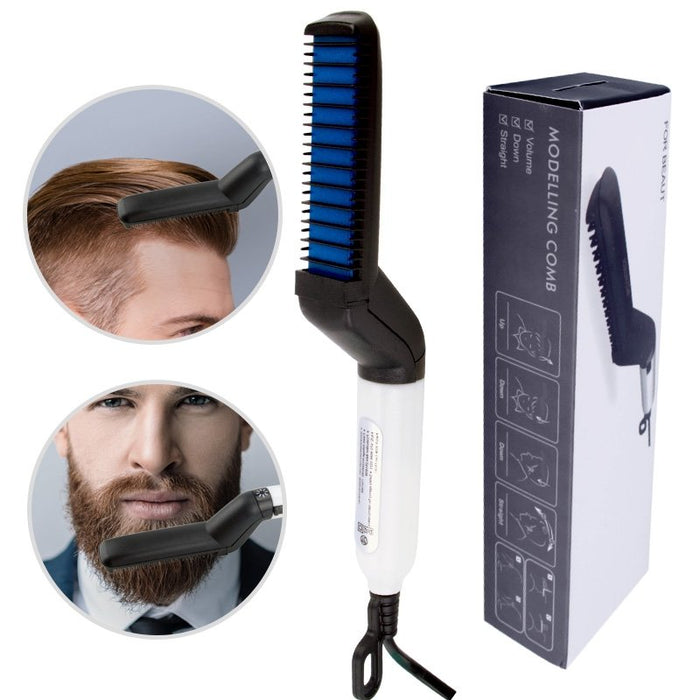 Multi-functional Beard Straightener Brush - Gear Elevation