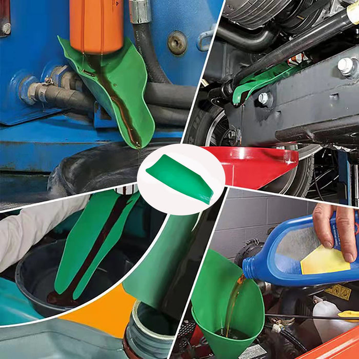 Multipurpose Flexible Draining Tool - Flexible Drain Tool Additive Oil Guide Plate For Car Truck General Use Flexible Oil Drain Tool - Gear Elevation