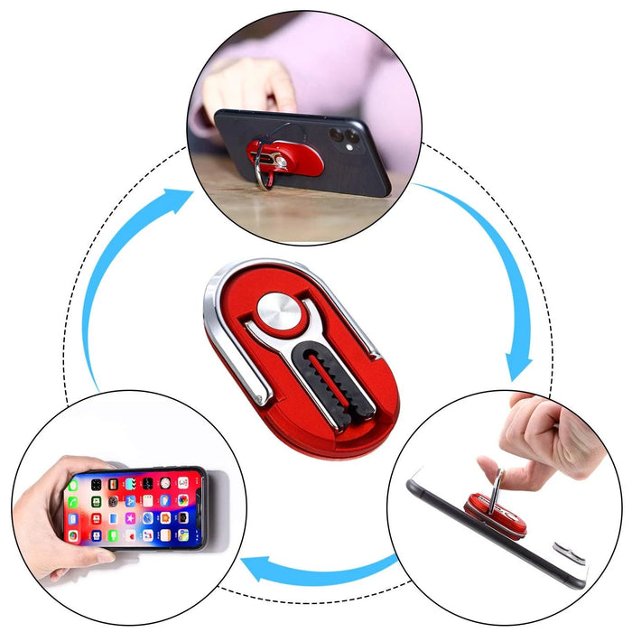 Multipurpose Mobile Phone Holder - 360 Degree Car Air Vent Grip Magnetic Finger Holder Bracket - Gear Elevation