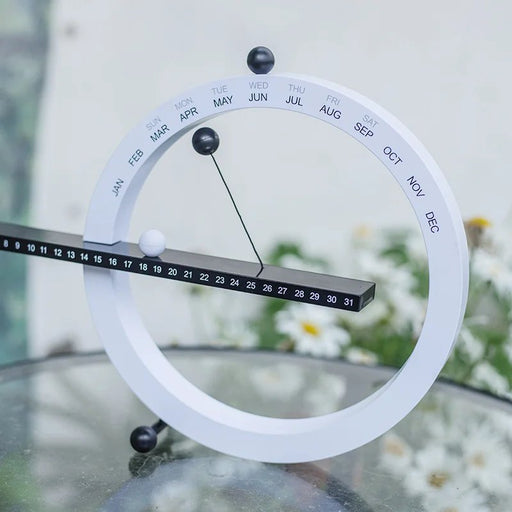 Nordic Style Perpetual Magnetic Calendar - Creative Time Handmade Desk Calendar Home Furnishing Enterprise Magnetic Return to the World Decorative Wall Calendar - Gear Elevation