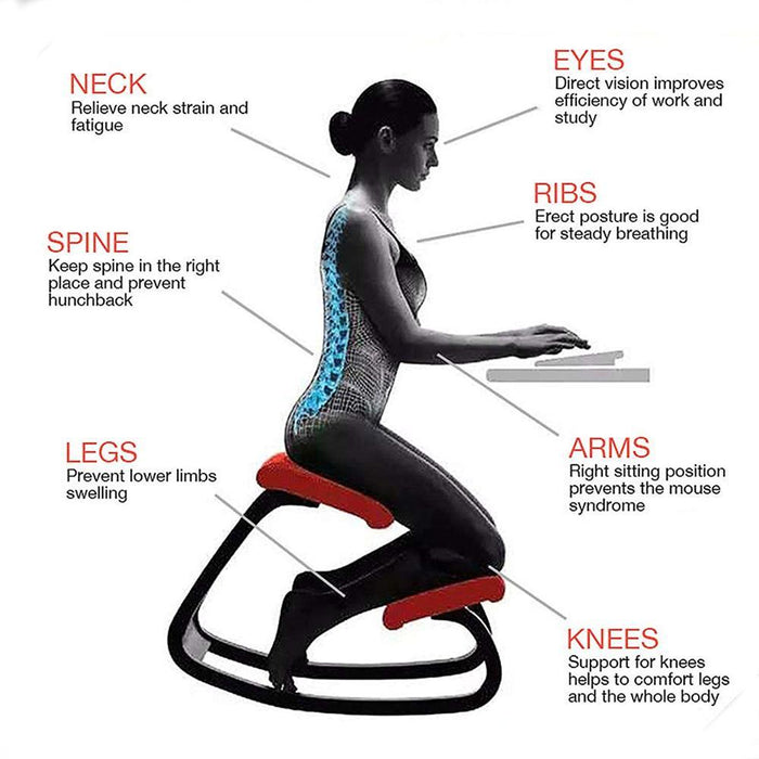 Office Ergonomic Kneeling Chair - Gear Elevation