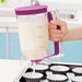 Pancake Batter Dispenser - 900ML Dispenser Perfect for Pancakes, Cupcake, Waffle, Muffin Mix, Crepe & Cake - Gear Elevation