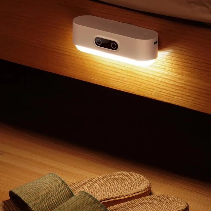 Peel & Stick Multipurpose Wireless Night Light - Motion Sensor Night Light with Touch Control for Cabinet, Bedroom, Hallway, College Dorm Room - Gear Elevation