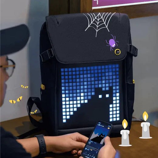 Pixel Lighting LED Backpack - DIY Unique Gift Travel Backpack For Men And Women - Gear Elevation