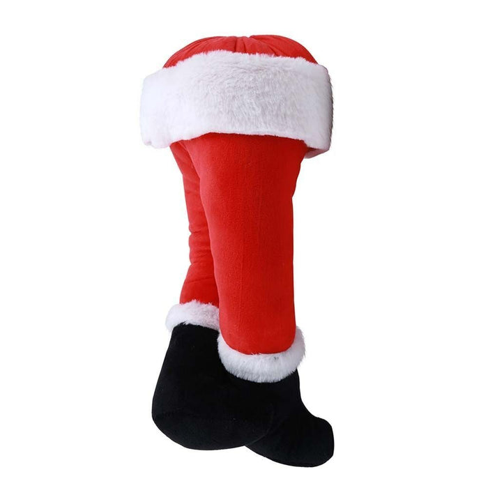 Plush Santa Legs for Christmas Tree - Christmas Tree Decoration Santa Claus Legs - Gear Elevation