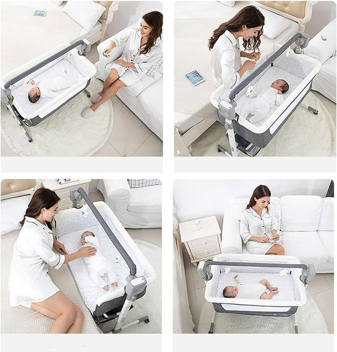 Portable Baby Bed Electric Bassinet - Multifunctional Cradle Portable Rocking Bed New Born Sleeping Basket - Gear Elevation