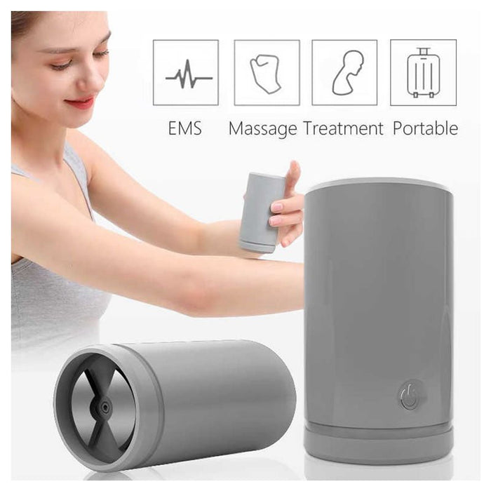 Portable Smart Pulsating Massage Cup - Electric Cupping Therapy Massager with Red Light Portable Rechargeable Silica Gel Cupping Massage Tool - Gear Elevation
