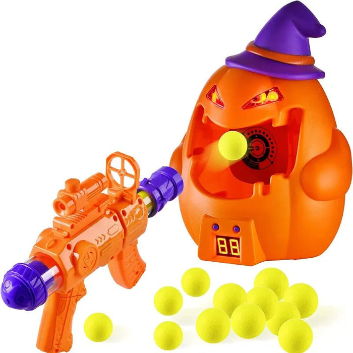 Pumpkin Target Shooting Toy - Shooting Games with LCD Score Record and Sound - Gear Elevation