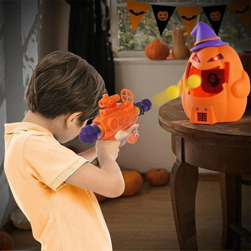 Pumpkin Target Shooting Toy - Shooting Games with LCD Score Record and Sound - Gear Elevation