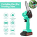 Rechargeable MINI Electric Wood-Cutting Chainsaw - Gear Elevation