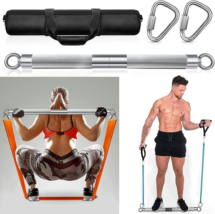 Resistance Band Bar Set - Heavy Exercise Bands Yoga Sports Training Physical Gym Equipment - Gear Elevation