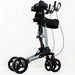 Rollator Walker and Transit Chair 2 in 1 - Folding Rollator Walker for Seniors & Adults, Height Adjustable Rolling Mobility Aid - Gear Elevation