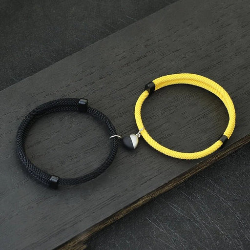 Romantic Magnet Couple Bracelet - Pair Magnetic Spherical Bracelets for Friendship and Couples - Gear Elevation