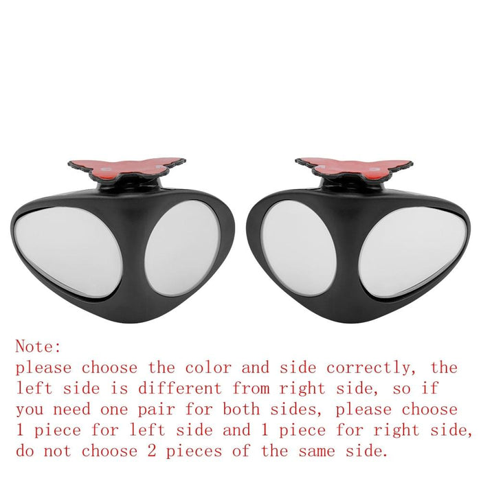 Rotatable 2 Side Car Blind Spot Mirror - Gear Elevation