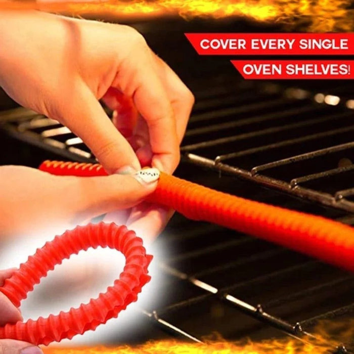 Safety Oven Rack Guard - Heat Resistant Silicone Oven Rack Cover - Gear Elevation