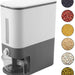 Sealed Rice Bucket Dispenser - Gear Elevation