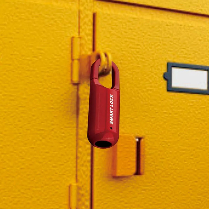 Smart Fingerprint USB Rechargeable Padlock - Anti Theft Lock For Travel Case, Drawer, Cabinet Lock - Gear Elevation