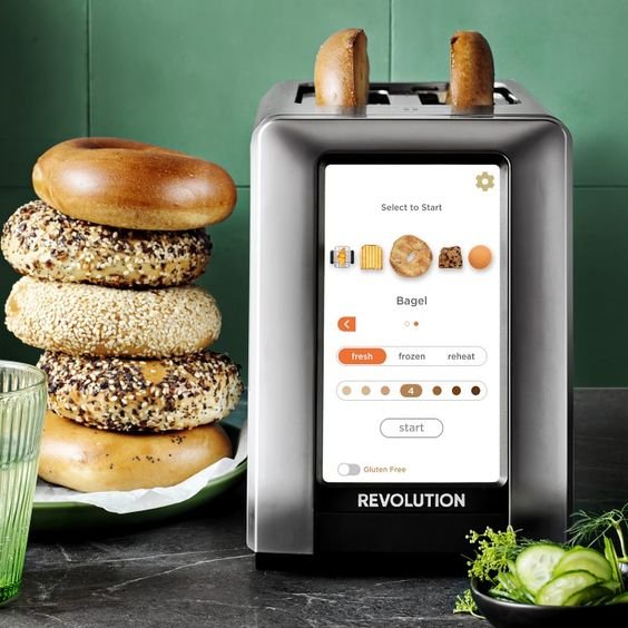 Smart Touchscreen Toaster - Gear Elevation