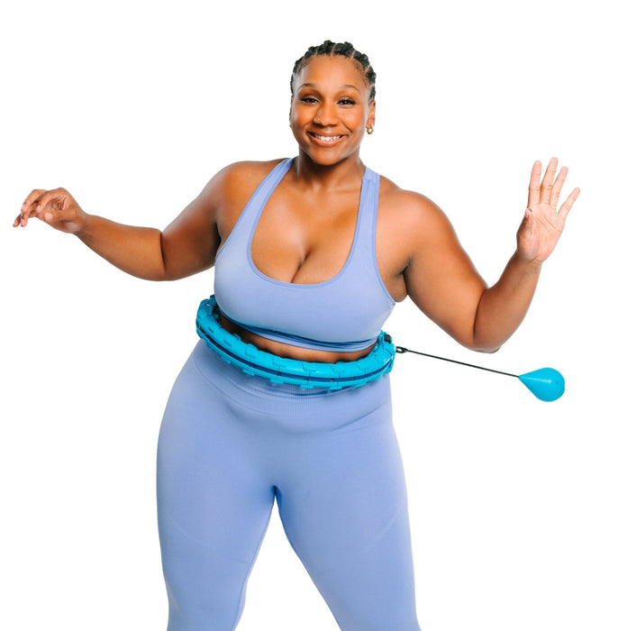 Smart Weighted Fit Hoop - 2 in 1 Fitness Massage Great for Adults and Beginners - Gear Elevation