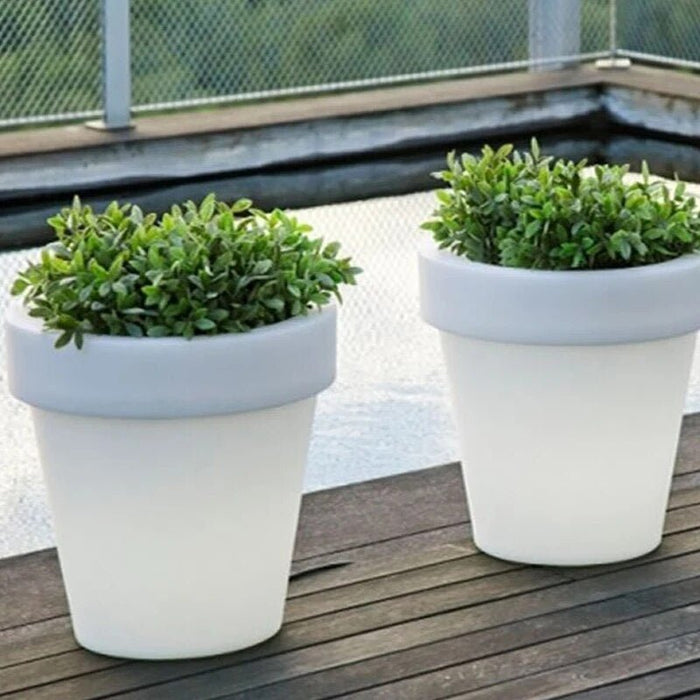 Solar Power Lighting Flowerpot - LED Solar Flower Pot Garden Decoration - Gear Elevation