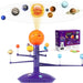 Solar System Planetary Model 8 Planets - 3D Astronomical Apparatus To Teach Children Science Stem Toys - Gear Elevation