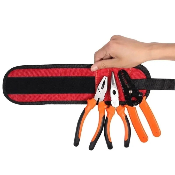 Strong Magnetic Wristband - Portable Tool For Screw, Nail, Nut, Bolt, and Drill Bit - Gear Elevation