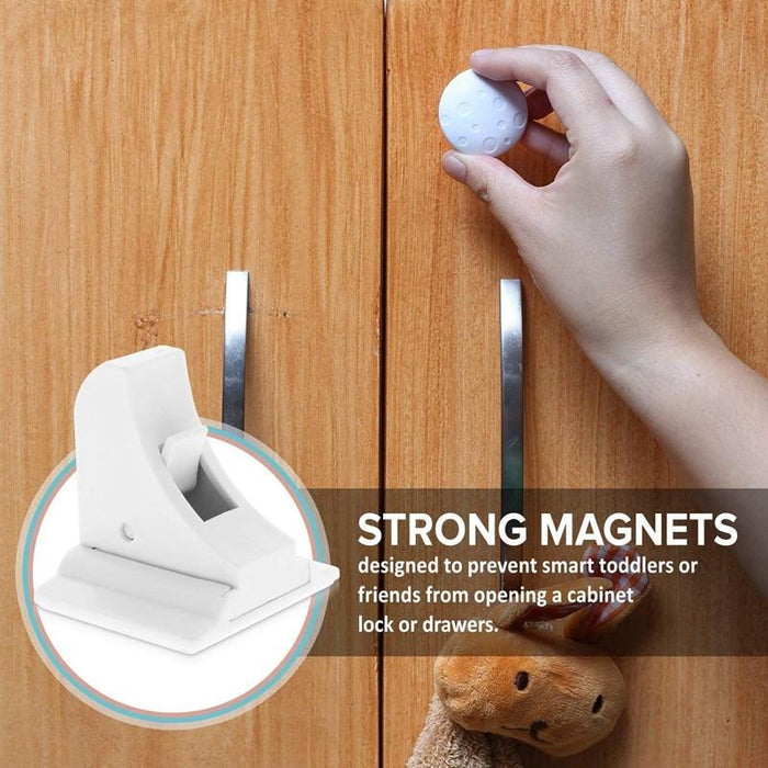 Super-Magnet Cabinet Safety Lock - Gear Elevation