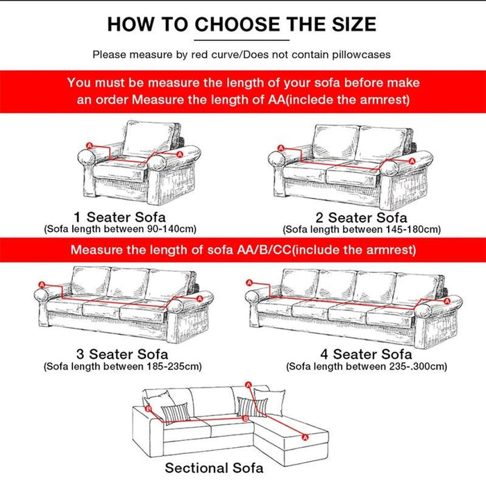 Super Stretch - Sofa Chair Non-SlipCovers - Gear Elevation