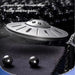 UFO Mini Mechanical Metal Toy - Flying Saucer UFO Fidget Spinner - Gear Elevation
