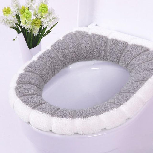 Universal Warm Soft Washable Toilet Seat Cover - Gear Elevation