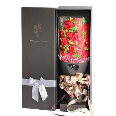Valentine's Day Bouquet - Gift Rose Flower Artificial Soap Bouquet - Gear Elevation