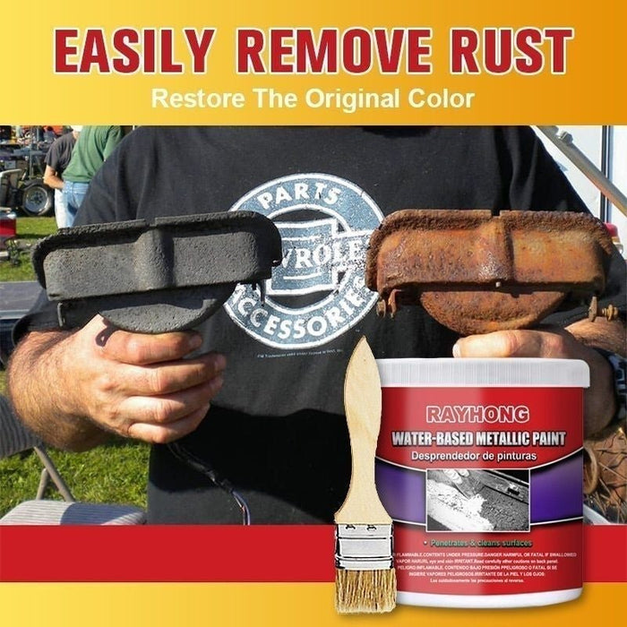 Water-based Metal Rust Remover - 100g Rust Converter with Brush (1 Pc) - Gear Elevation