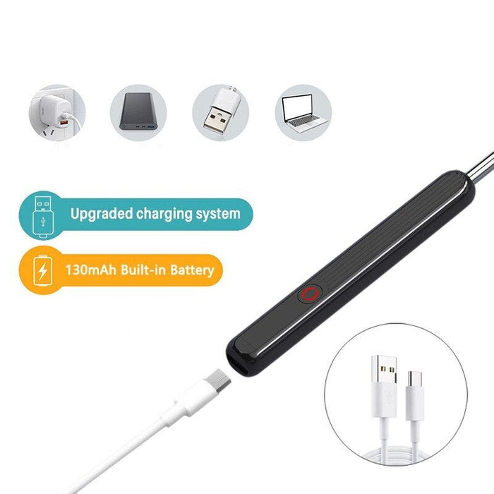 Wireless Earwax Remover Otoscope Tool - Ear Wax Removal Tool with Camera Ear Endoscope 1080P Kit for iPhone iPad Android - Gear Elevation