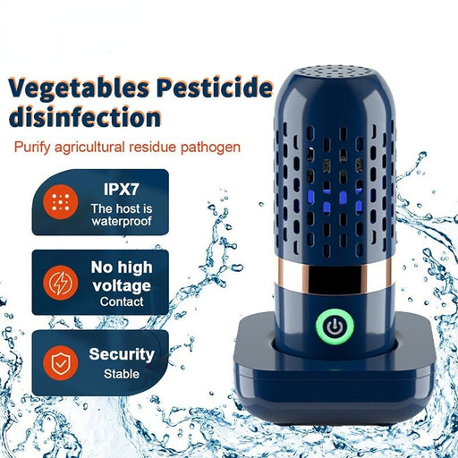Wireless Food Purifier - USB Rechargeable Vegetable and Fruit Cleaning Machine - Gear Elevation