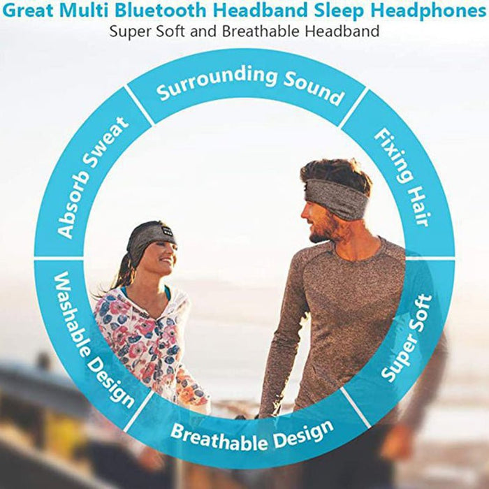 Wireless Sleeping Headphones Sports Headband - Gear Elevation